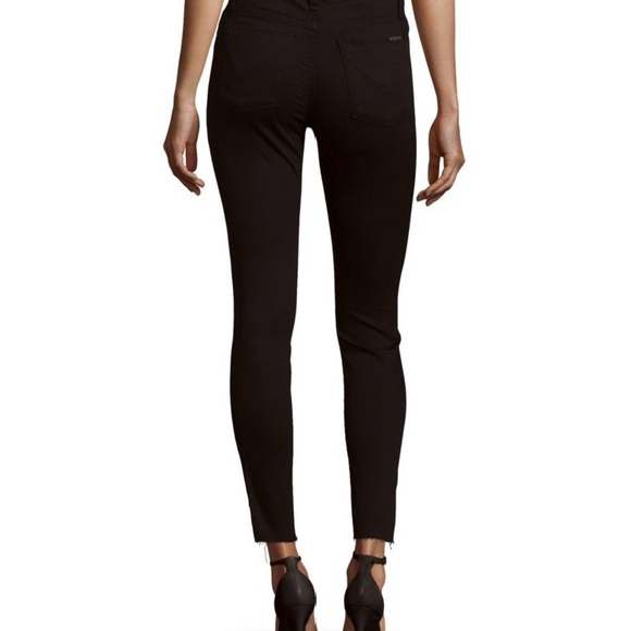 Hudson Natalie Super Skinny Black Jeans